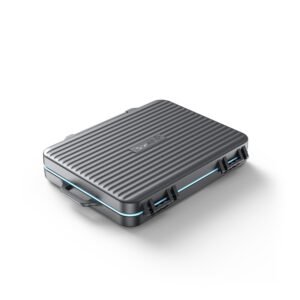 Orico PHCD Case for Memory Cards and Data Media Black 2.5" SSD 2.5" HDD M.2 SSD SD Micro SD CompactFlash Card Readers - Black