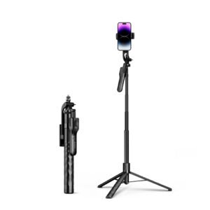 Selfie stick Orico SPM175 tripod 1/4" for phone camera with 360 degree rotation Bluetooth 5.2 - black