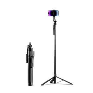 Selfie stick Orico SPM215 tripod 1/4" for phone camera with 360-degree rotation Bluetooth 5.2 - black