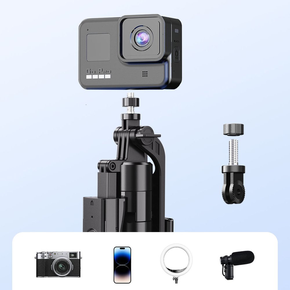 Orico SPN185 asmenukių lazda su 1/4” trikoju, telefonui ir kamerai, Bluetooth 5.2, 360° pasukimas – juoda - Image 10