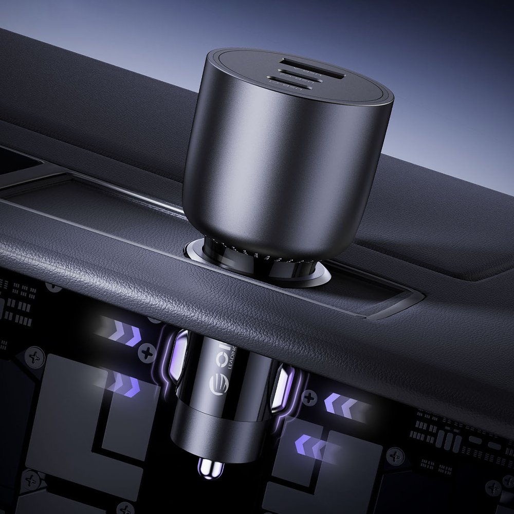 Orico PowerLink 165 W USB-A + 2×USB-C automobilinis įkroviklis – juodas - Image 12