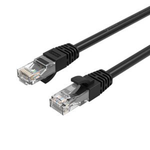 Orico PUG-C6 CAT6 1000Mbps RJ45 Ethernet Network Cable LAN Round 8m - Black