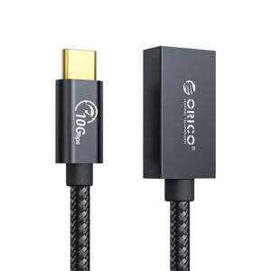 Orico CAF31 USB-C - USB-A 3.1 Gen 2 10Gbps 30cm OTG adapter - black