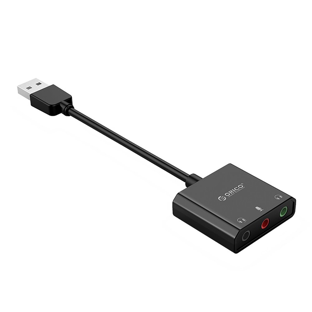 Orico SKT3 išorinė USB-A garso plokštė – juoda - Image 3
