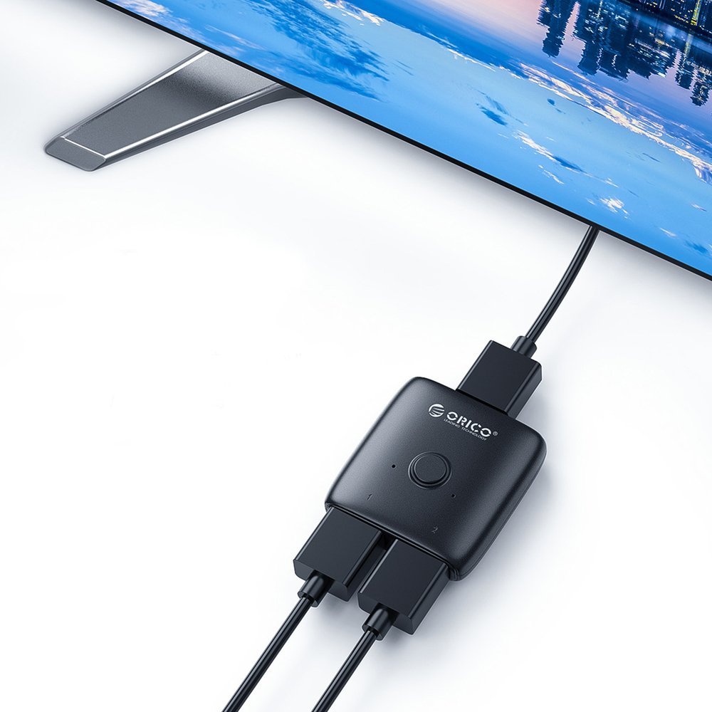 Orico AS2-A1 dvikryptis HDMI adapteris / skirstytuvas – juodas - Image 10