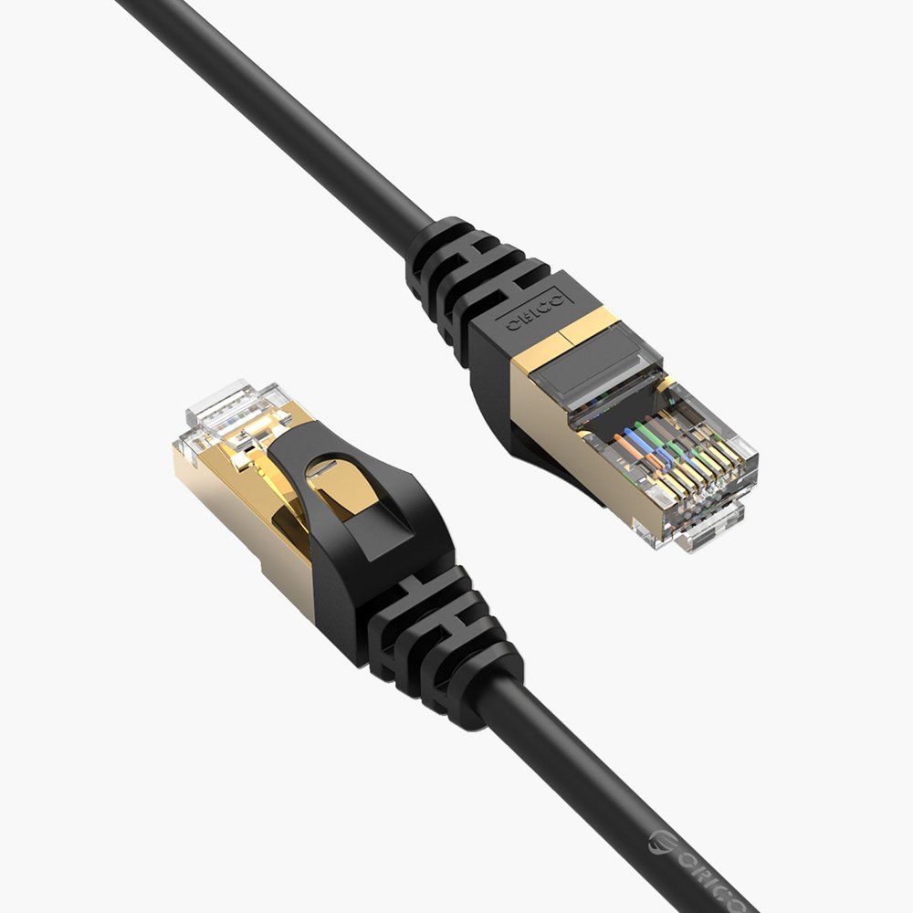 Orico PUG-C7 CAT7 RJ45 tinklo kabelis 10 Gbps, 0,5 m – juodas - Image 4