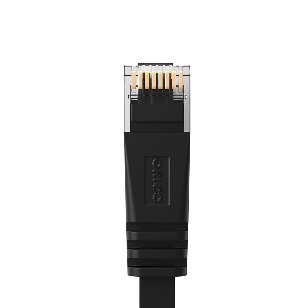 Orico PUG-C7B CAT7 plokščias RJ45 tinklo kabelis 10 Gbps, 5 m – juodas - Image 5