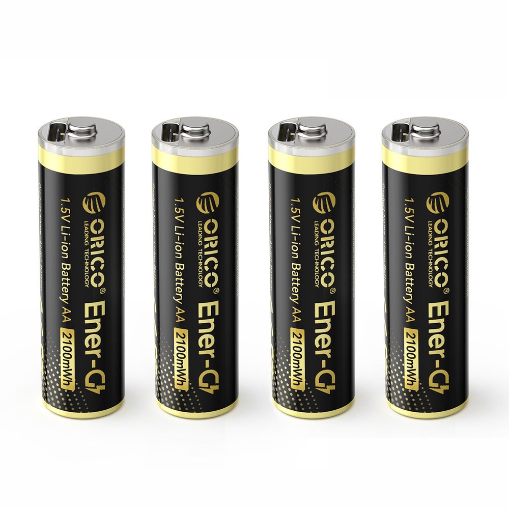 Orico Ener-G EG5C lithium battery 1.5V 2100mWh AA USB-C rechargeable battery 4 pcs.