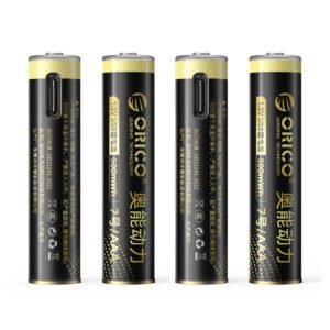 Orico Ener-G EG7C lithium battery 1.5V 500mWh AAA USB-C rechargeable battery with charging cable 4 pcs.