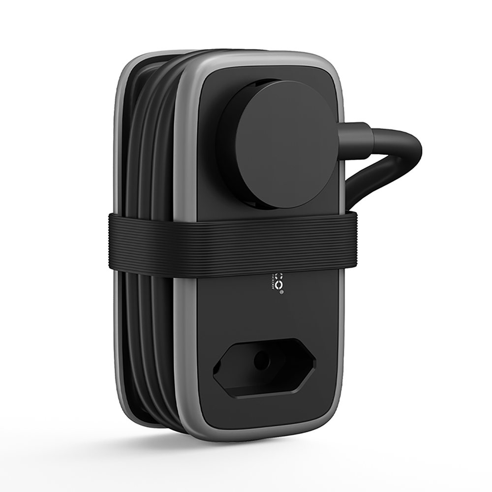 Orico APP 15.5W 5in1 Power Strip 2x AC + 2x USB-A + 1x USB-C - Black