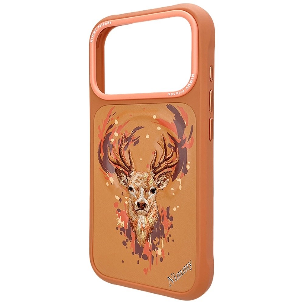 Nimmy Deer MagSafe dėklas iPhone 17 Pro – oranžinis - Image 2