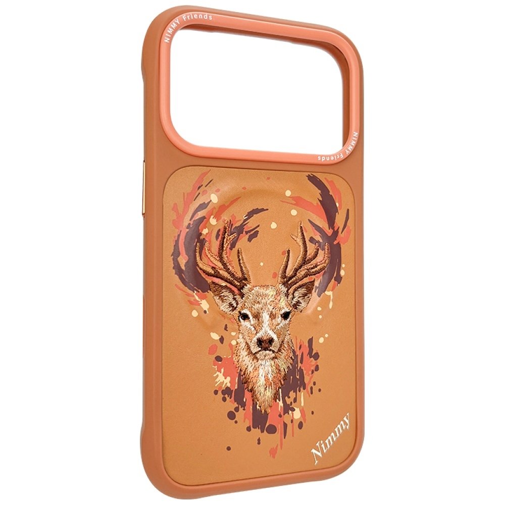 Nimmy Deer MagSafe dėklas iPhone 17 Pro – oranžinis - Image 3