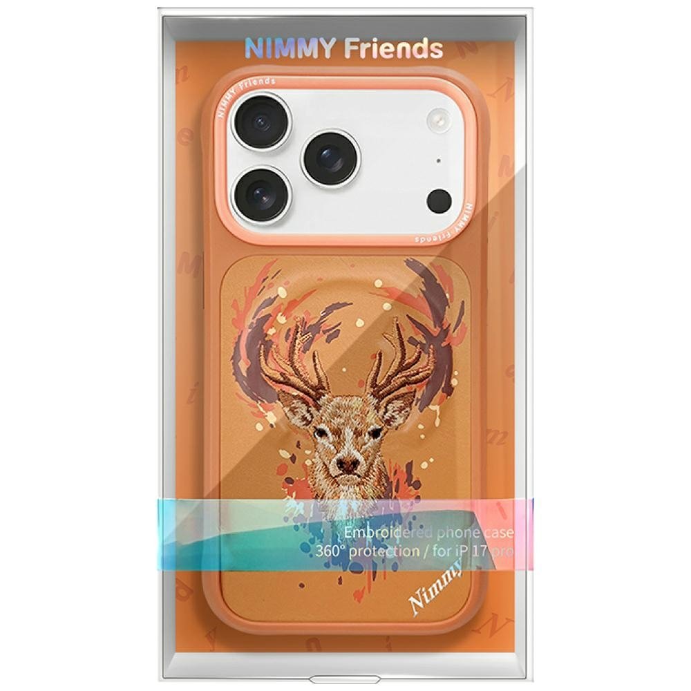 Nimmy Deer MagSafe dėklas iPhone 17 Pro – oranžinis - Image 7