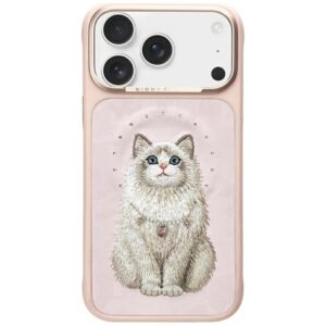 Nimmy Lucky Fashion Cat MagSafe case for iPhone 17 Pro Max - pink