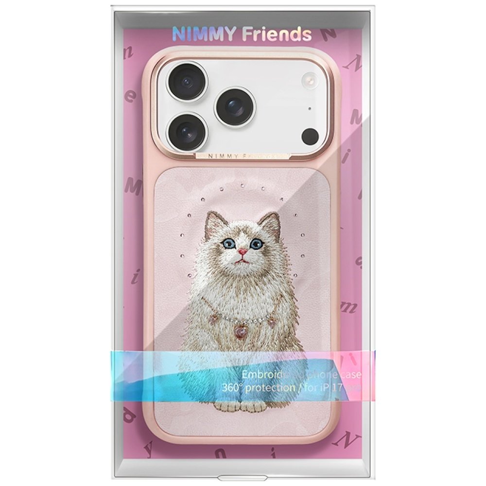 Nimmy Lucky Fashion Cat MagSafe dėklas iPhone 17 Pro Max – rožinis - Image 7