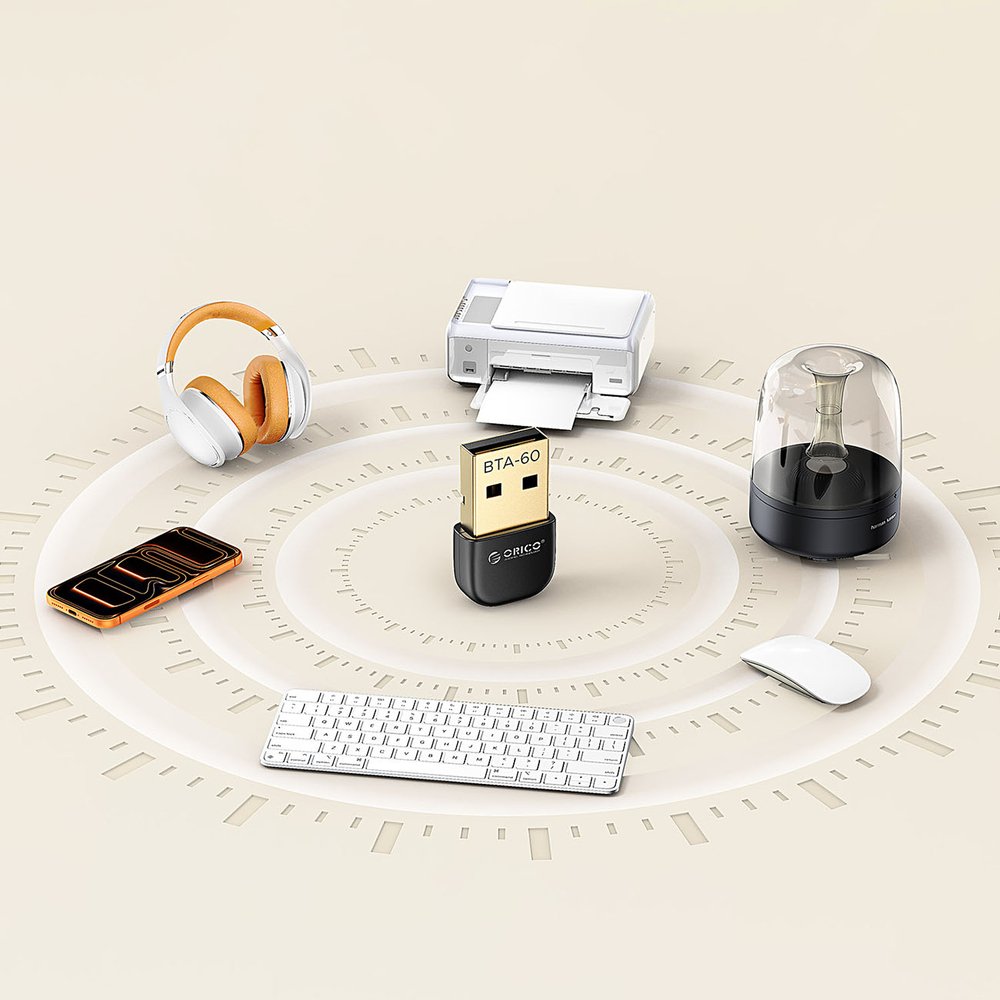 Orico BTA-60 Bluetooth 6.0 adapteris – juodas - Image 9