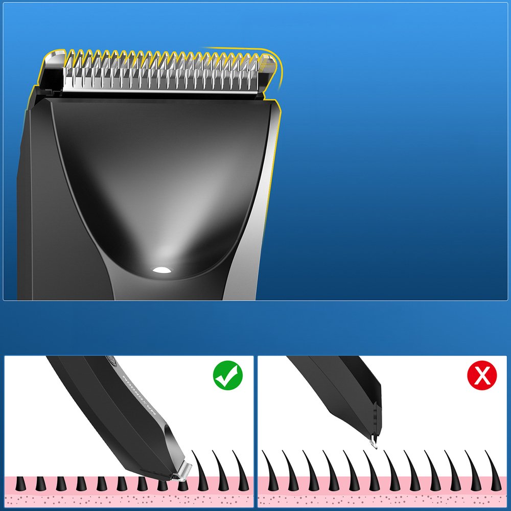 MAXGROOM RFCD-9087 daugiafunkcis trimeris su LED apšvietimu – juodas - Image 8