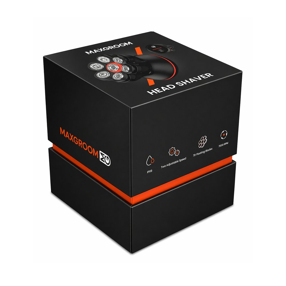 MAXGROOM JK-1688 elektrinė galvos ir barzdos skutimosi mašinėlė – juoda - Image 5