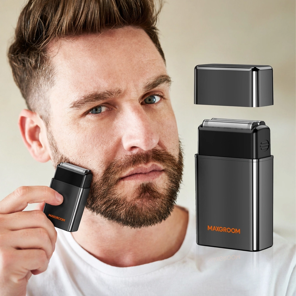 MAXGROOM ZG-F5580 2 viename elektrinė skutimosi mašinėlė – juoda - Image 4