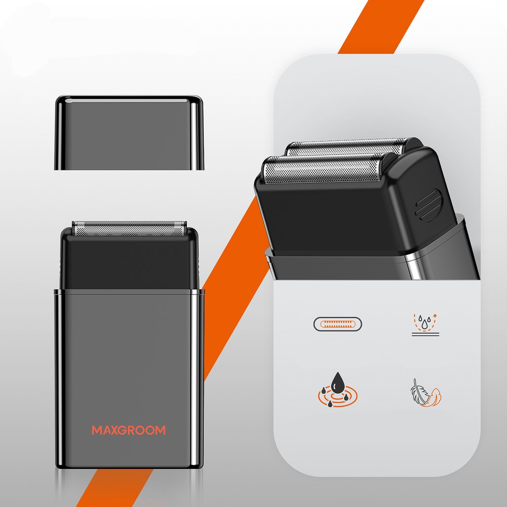 MAXGROOM ZG-F5580 2 viename elektrinė skutimosi mašinėlė – juoda - Image 9