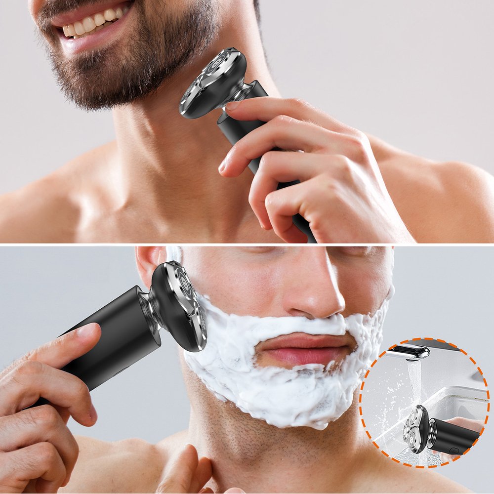 MAXGROOM BS-8012A 3 viename elektrinė skutimosi mašinėlė – juoda - Image 11