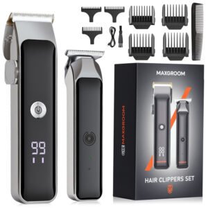 MAXGROOM ZC-F608 Hair Clipper with Trimmer - Black
