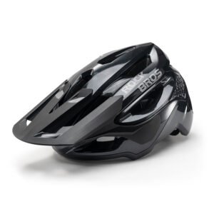 Rockbros LK-99 Mountain Bike Helmet with Adjustable Visor and Magnetic Closure 58-62 cm - Black