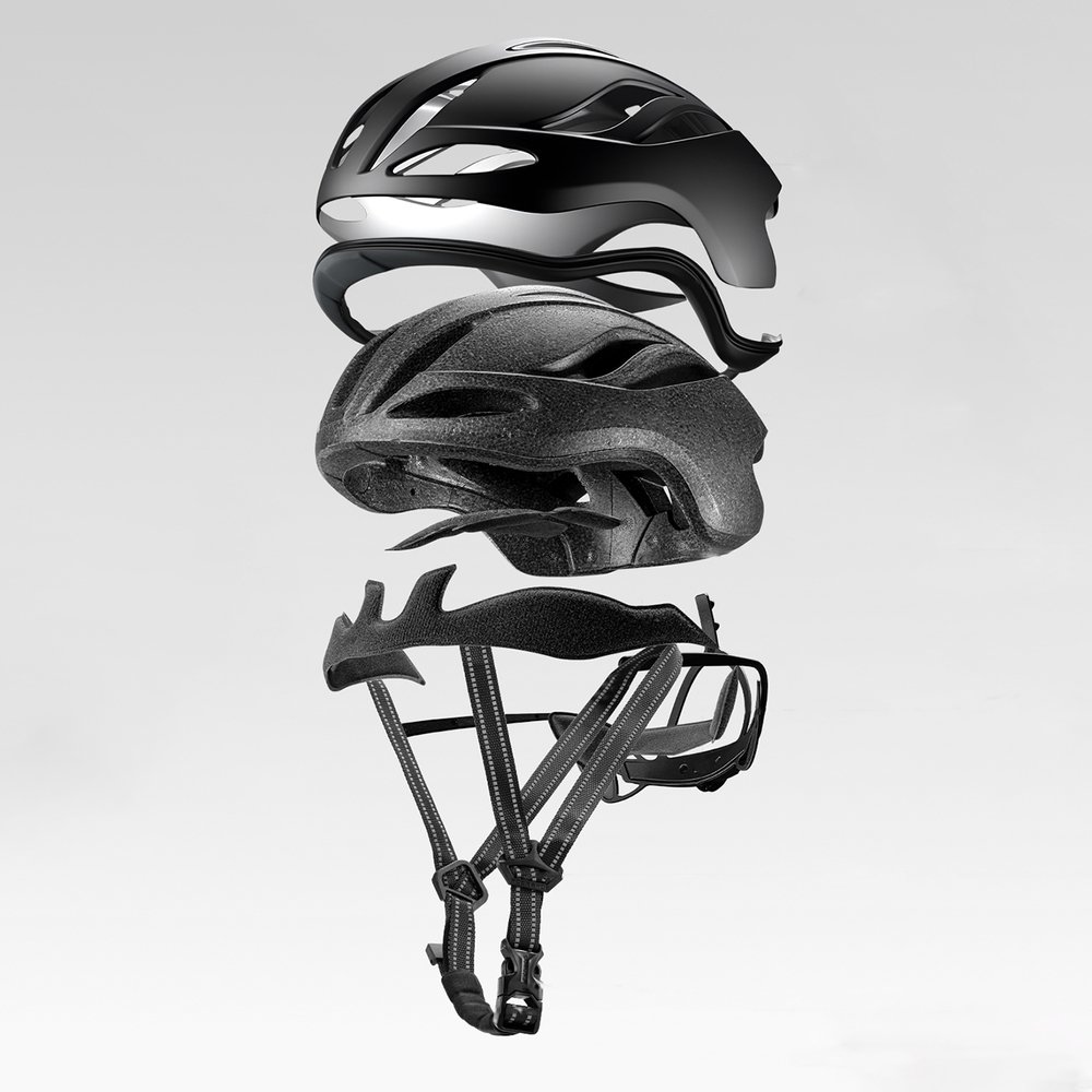 Rockbros TS-42 lengvas dviračio šalmas 58–62 cm – titano spalvos - Image 9