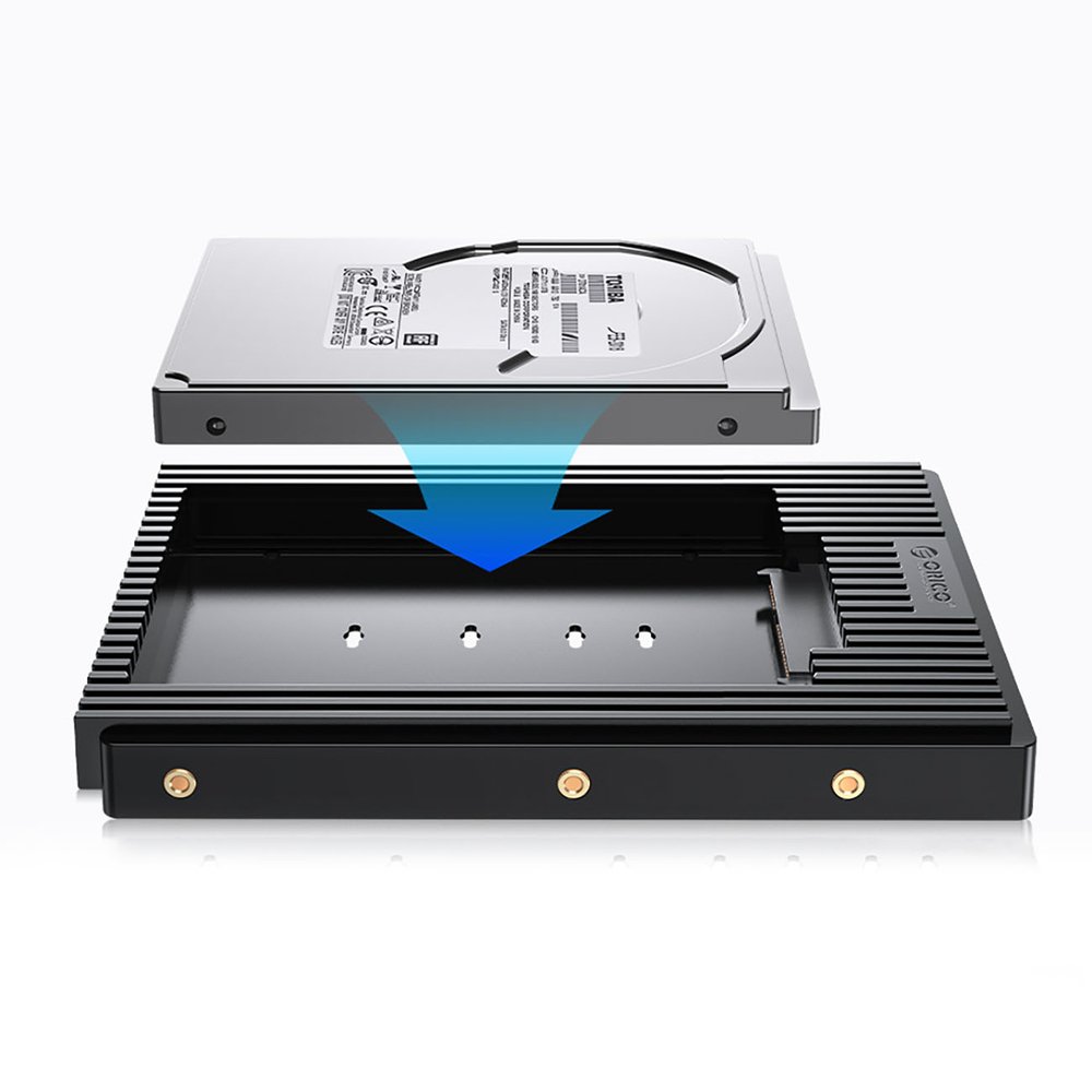 Orico D2SS-6G 2,5” į 3,5” disko adapteris – juodas - Image 3