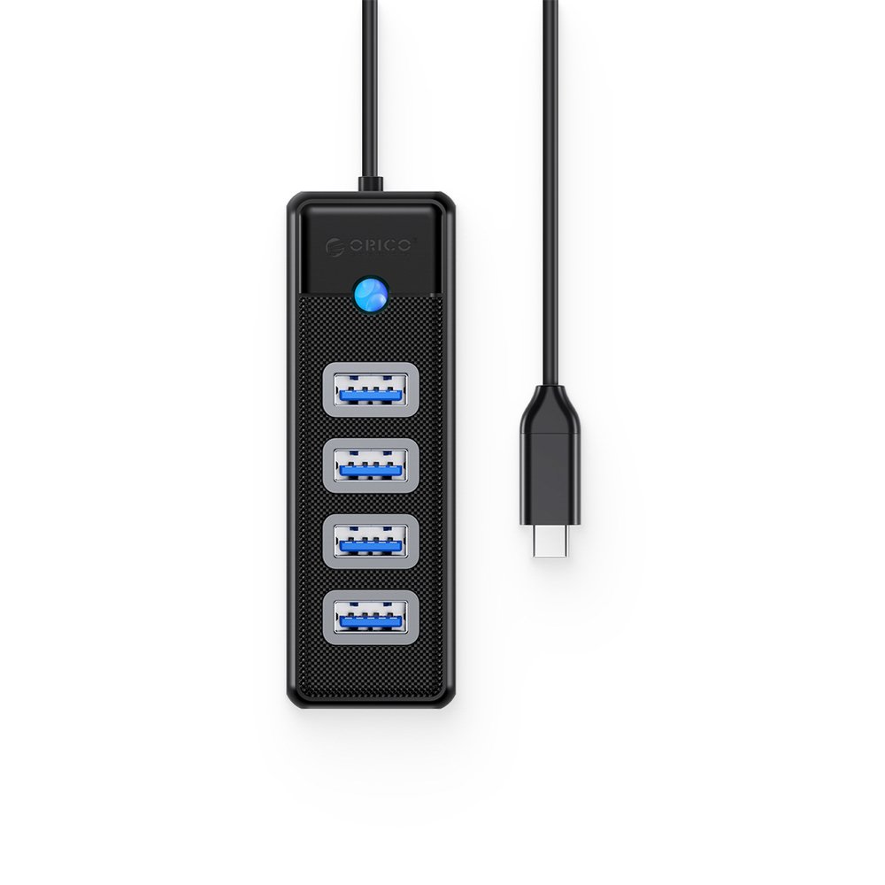 Orico PW4U-C3 USB šakotuvas 4×USB-A 3.0, 1 m – juodas - Image 2