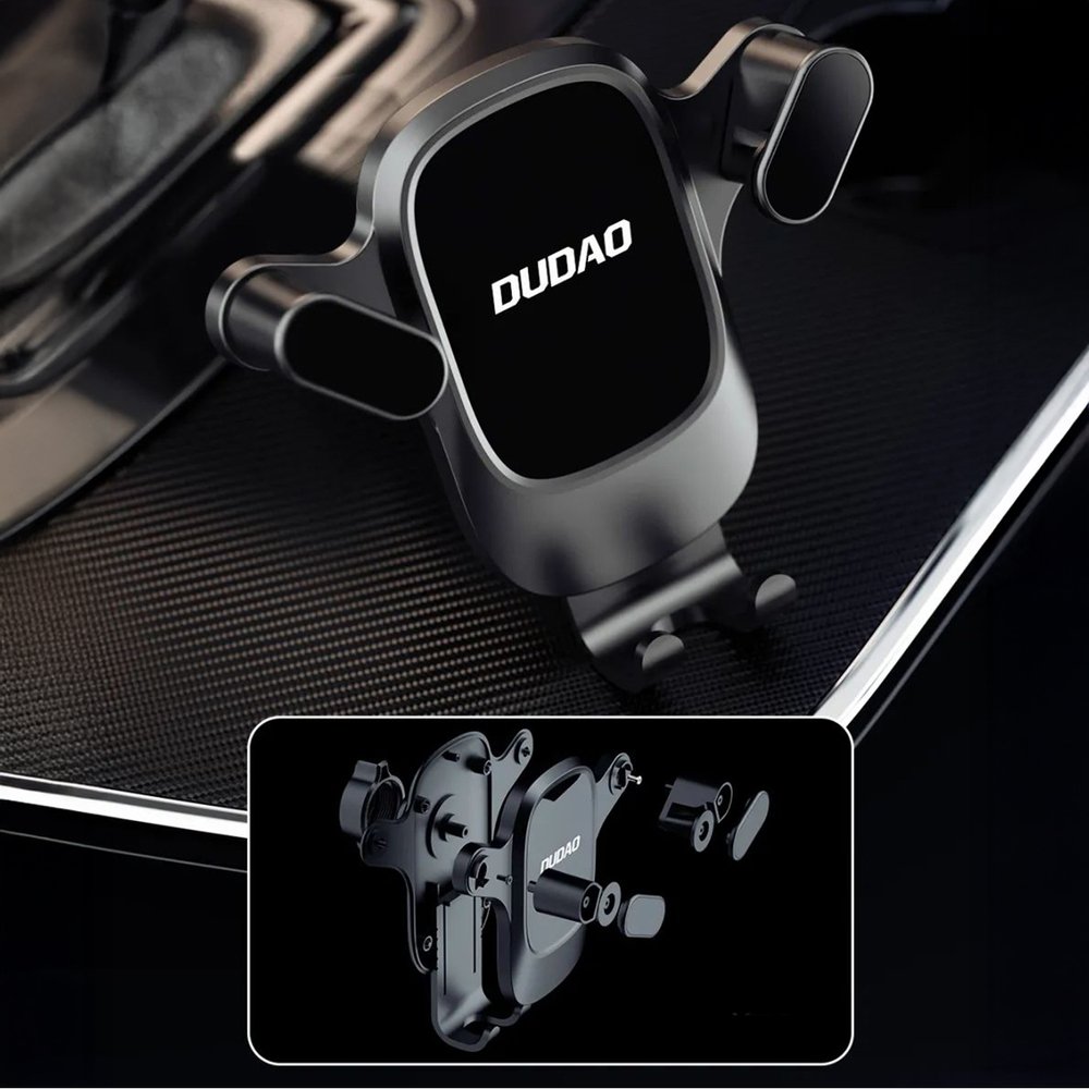 Dudao F5PRO+ automobilinis laikiklis su siurbtuku – juodas - Image 8