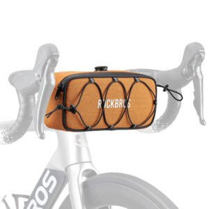 Rockbros TL001 ROAD TO SKY 1.9L Handlebar Bike Bag Waterproof - Orange