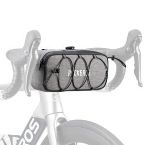 Rockbros TL001 ROAD TO SKY 1.9L Waterproof Handlebar Bike Bag - Gray