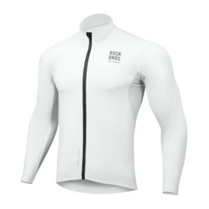 Rockbros TLWT001 ROAD TO SKY Windproof Insulated Cycling Jersey L - White
