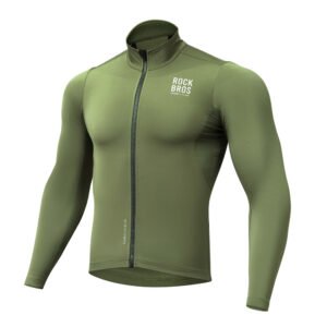 Rockbros TLWT001 ROAD TO SKY windproof insulated cycling jersey M - green