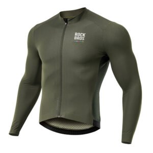Rockbros 15220003002 ROAD TO SKY men's long sleeve cycling jersey S - green
