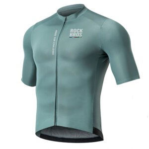 Rockbros 15120014016 ROAD TO SKY men's cycling jersey short sleeve S - gray-blue