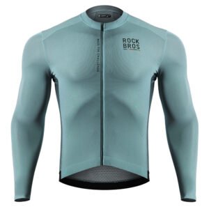 Rockbros 15120015017 ROAD TO SKY men's cycling jersey long sleeve M - gray-blue