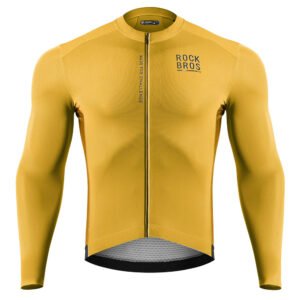 Rockbros 15120015024 ROAD TO SKY men's cycling jersey long sleeve M - yellow