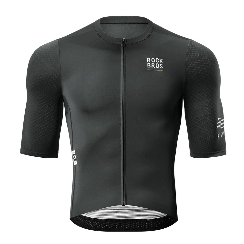 Rockbros 15220032001 ROAD TO SKY men's cycling jersey short sleeve L - black