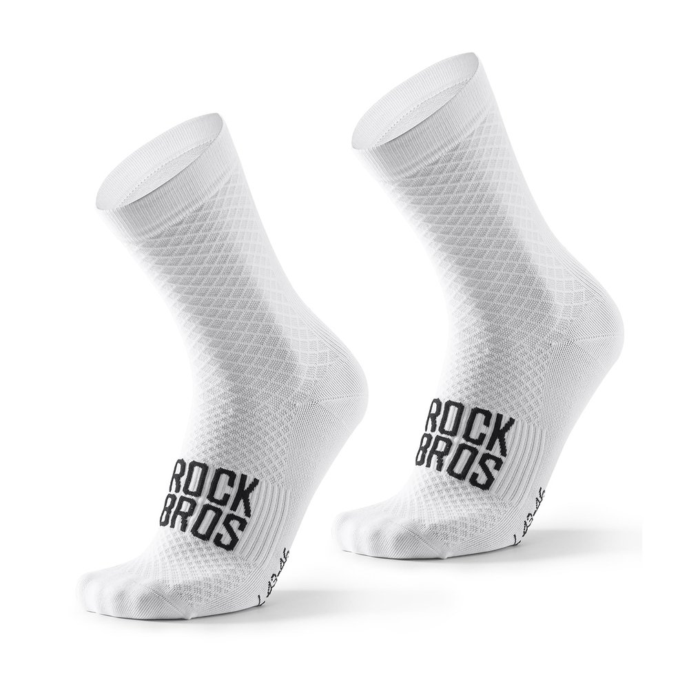 Rockbros 49210016001 ROAD TO SKY Cycling Socks 36-38 cm - White