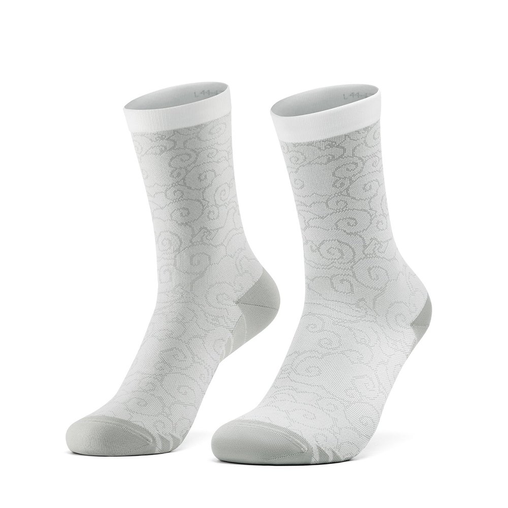 Rockbros 490025001 ROAD TO SKY Cycling Socks 43-46 cm - White