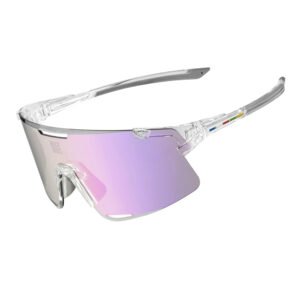 Rockbros SP338 ROAD TO SKY Cycling Glasses with Interchangeable Lenses - Clear