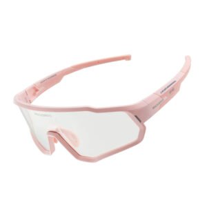 Rockbros SP383 Photochromic Cycling Glasses with UV400 Protection for Kids - Pink