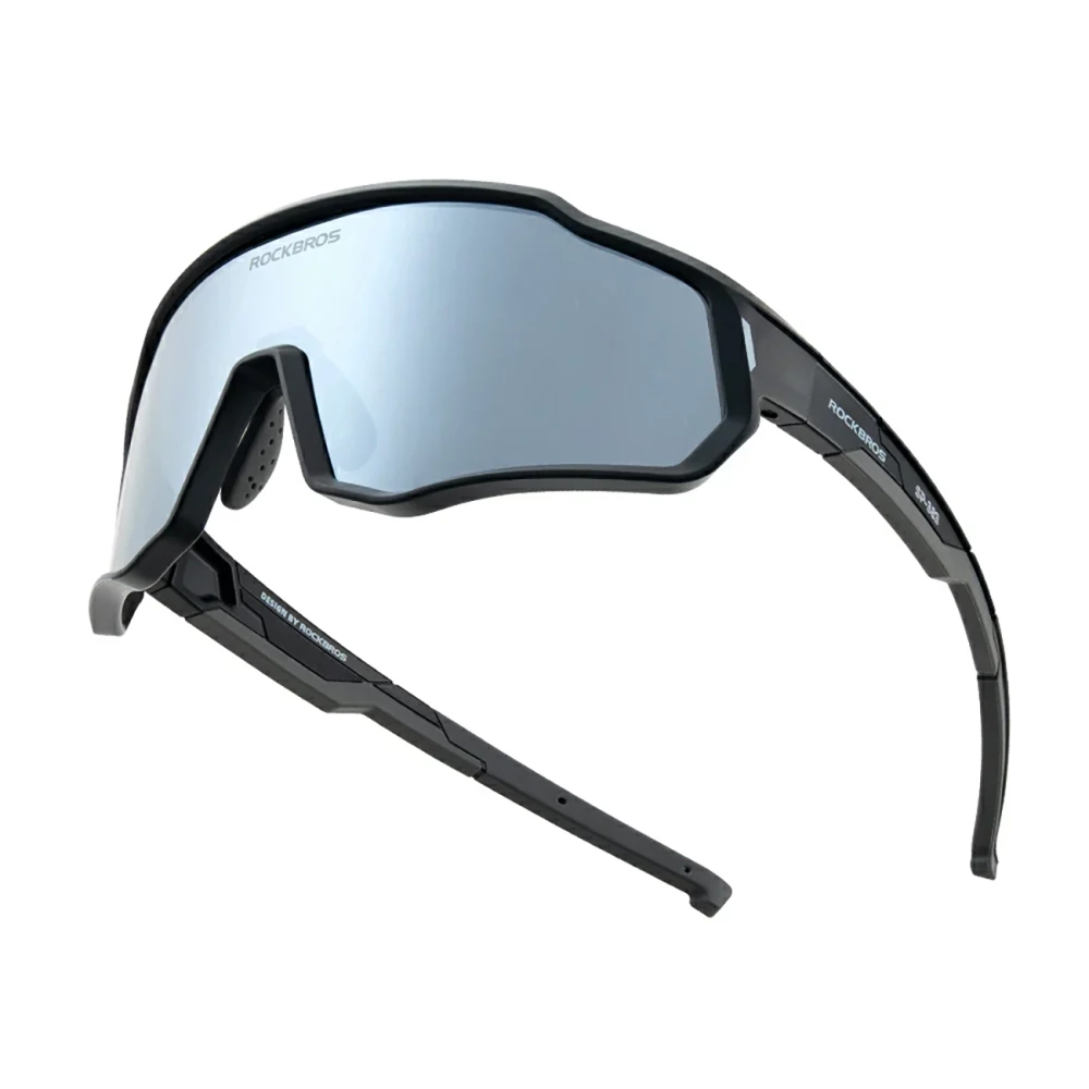 Rockbros SP383 poliarizuoti vaikiški dviratininko akiniai su UV400 apsauga – juodi - Image 2