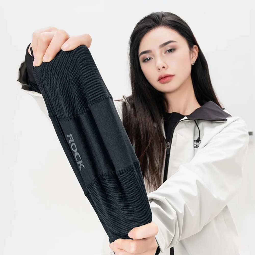 Rockbros LF25956 besiūlė megzta dviratininko kepuraitė – juoda - Image 5