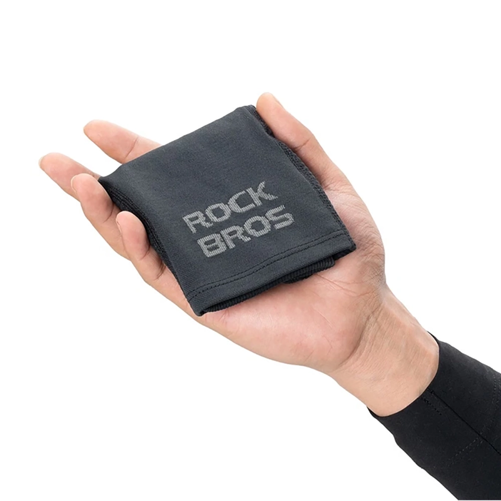 Rockbros LF25956 besiūlė megzta dviratininko kepuraitė – juoda - Image 8