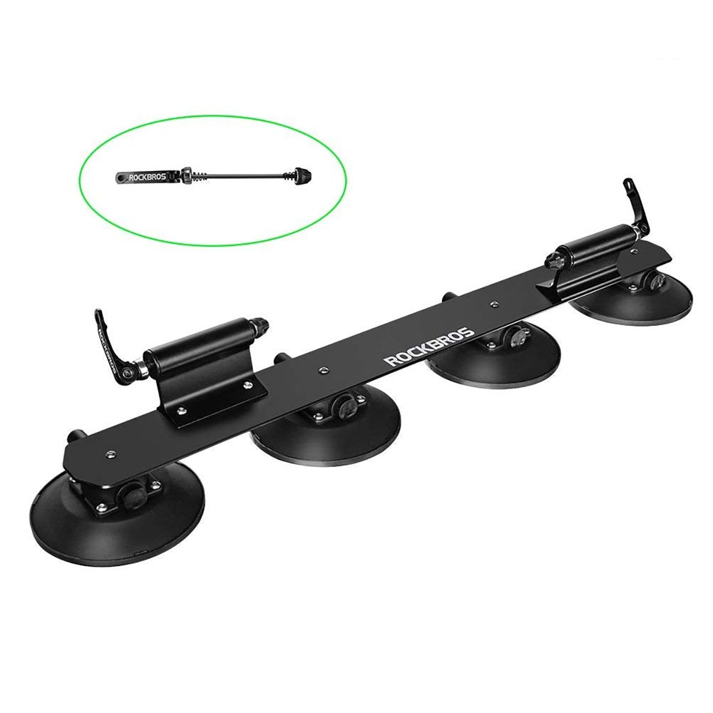 Rockbros XP1002 stogo laikiklis su siurbtukais 2 dviračiams – juodas - Image 4