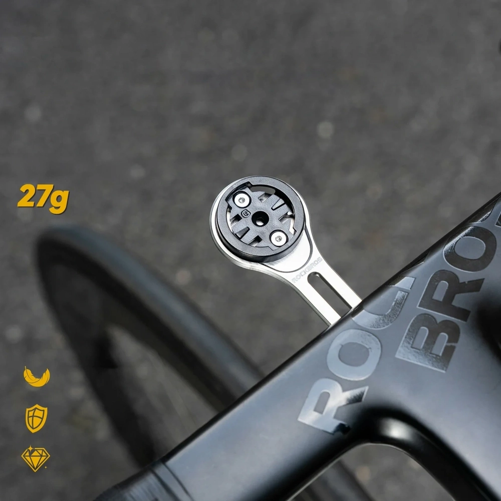 Rockbros FK-307T titano lydinio dviračio kompiuterio laikiklis – titano spalvos - Image 5