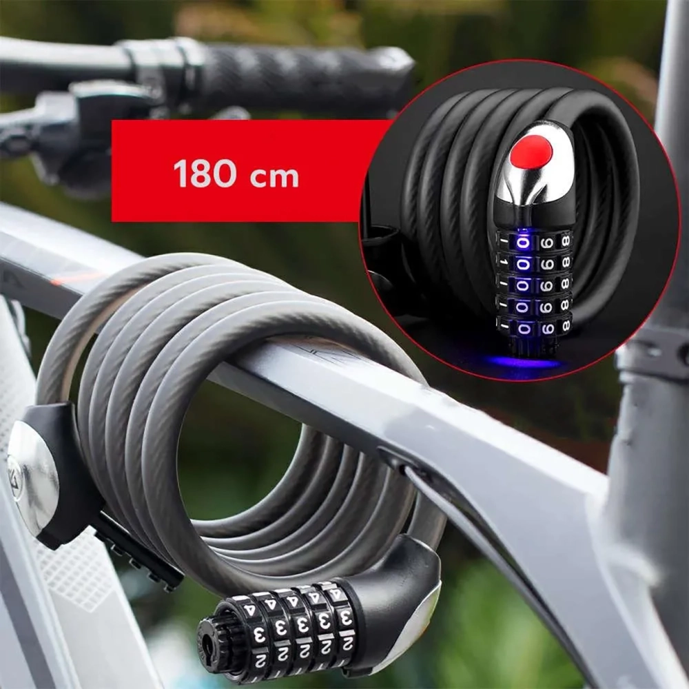 with LED lighting - black